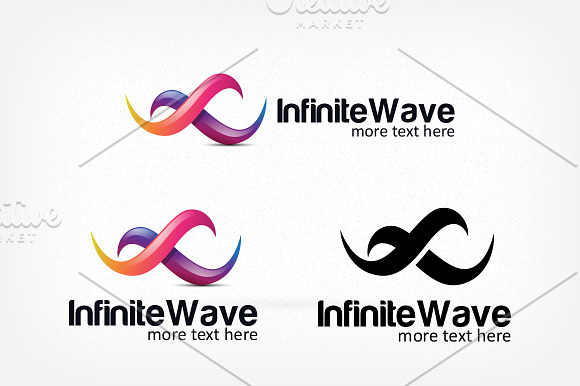Infinity Wave Logo in Logo Templates - product preview 2