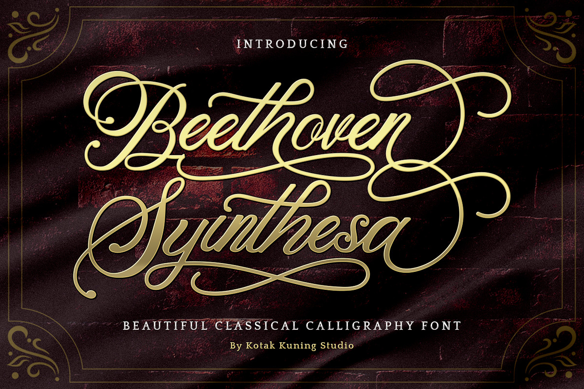 Beethoven Syinthesa in Script Fonts - product preview 8