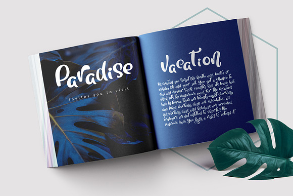 Tropical Summer Font in Scrapbooking Fonts - product preview 5