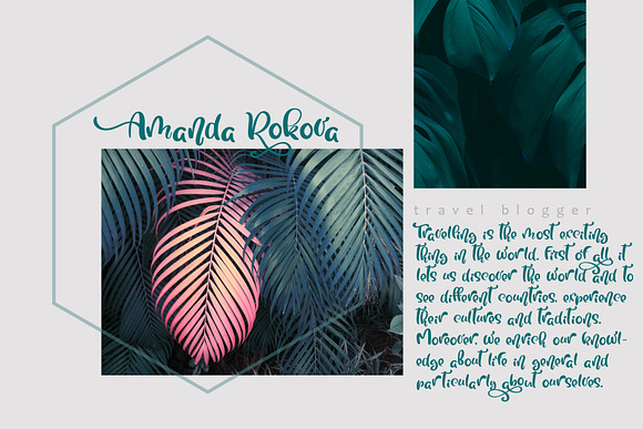 Tropical Summer Font in Scrapbooking Fonts - product preview 6