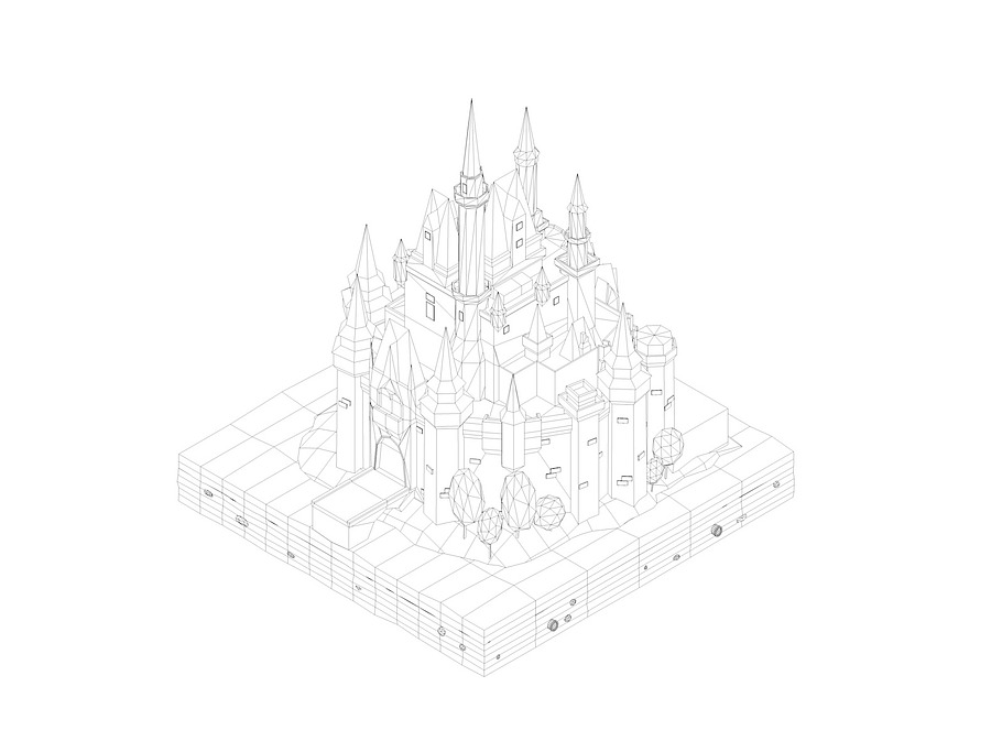 Cartoon Low Poly USA Landmarks Pack in Architecture - product preview 7