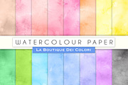 Watercolour Digital Papers