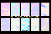 50% OFF 10 Holographic Textures