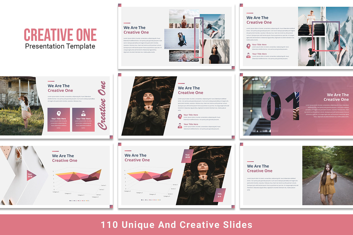 Creative One Keynote Template in Keynote Templates - product preview 8