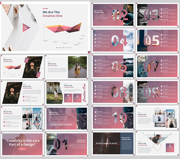Creative One Keynote Template in Keynote Templates - product preview 1
