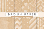 Brown Chalk Digital Paper