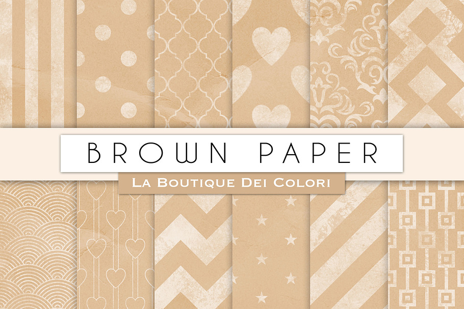 Brown Chalk Digital Paper in Textures - product preview 8