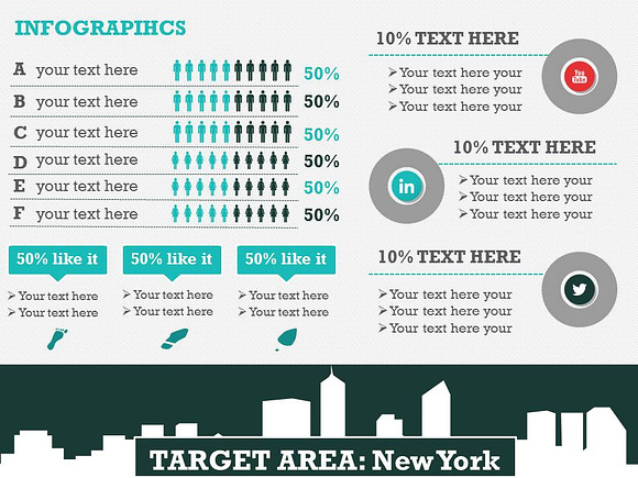 Target Market 1 PowerPoint Template in PowerPoint Templates - product preview 6