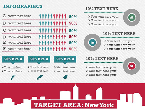 Target Market 1 PowerPoint Template in PowerPoint Templates - product preview 8