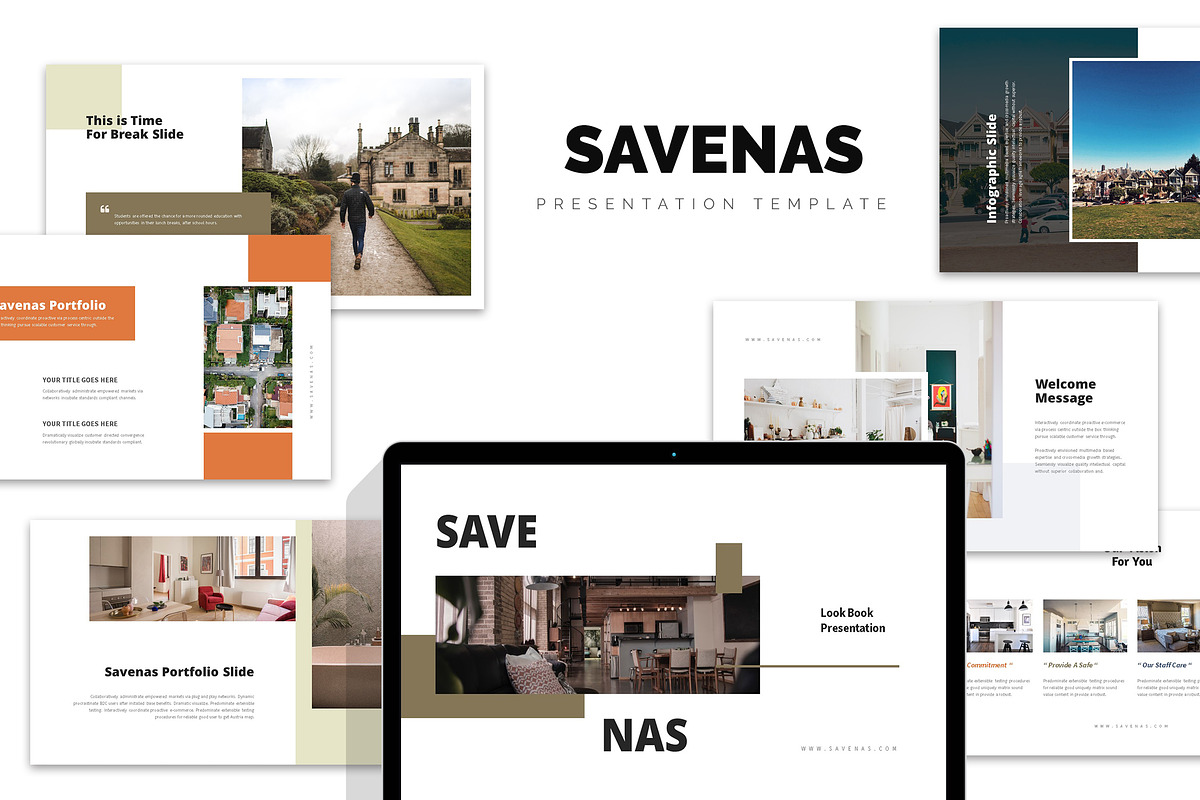 Savenas : Property Google Slides in Google Slides Templates - product preview 8