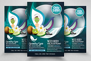 Spa Body Care Poster Flyer Templates