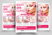 Beauty Spa Clinic Flyer Templates