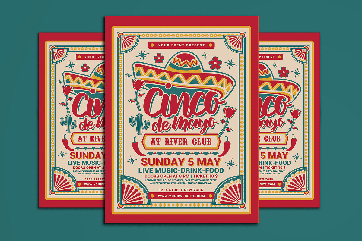 Cinco De Mayo in Flyer Templates - product preview 8