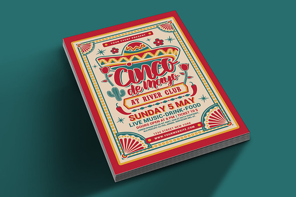 Cinco De Mayo in Flyer Templates - product preview 1