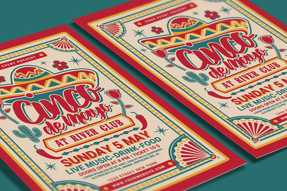 Cinco De Mayo in Flyer Templates - product preview 2