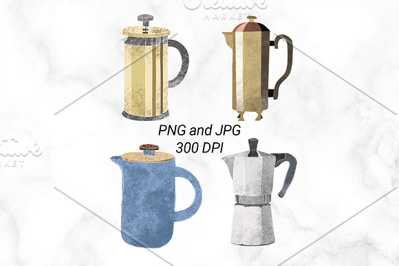 Coffeemaker Illustrations in Illustrations - product preview 1
