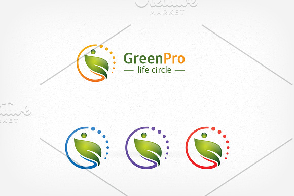 Healthy Person Logo in Logo Templates - product preview 2