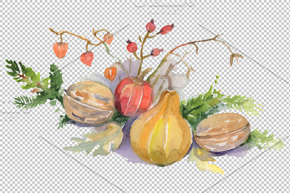 Christmas bouquet warmth of the soul in Illustrations - product preview 3