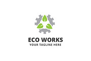 Eco Works Logo Template