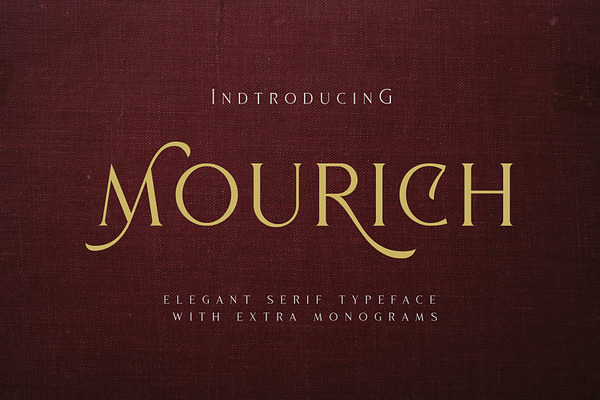 Mourich Elegant Font | With Extra