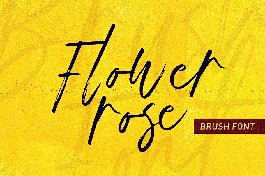 Flower rose in Script Fonts - product preview 8