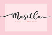 Masitha - A Lovely Script Font