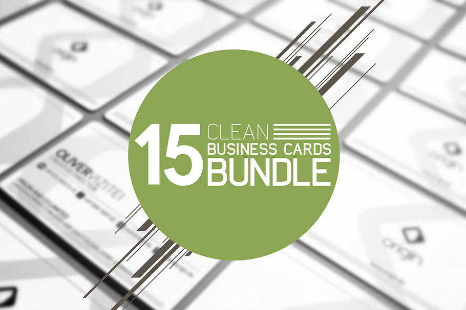 Clean Business Card Bundle in Business Card Templates - product preview 8