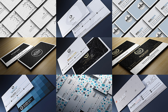 Clean Business Card Bundle in Business Card Templates - product preview 1