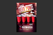 Beer Pong Party Flyer