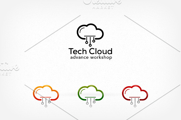 Cloud Technology Logo in Logo Templates - product preview 2