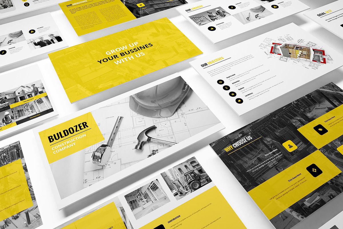Construction Google Slides Template in Google Slides Templates - product preview 8