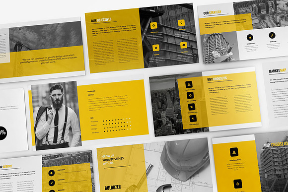 Construction Google Slides Template in Google Slides Templates - product preview 4