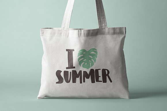 Summer lettering set in Illustrations - product preview 6
