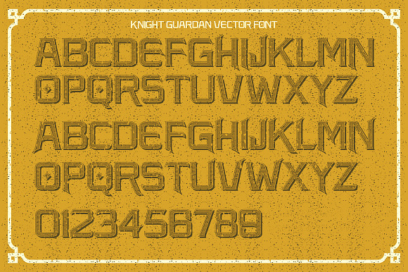 Knight Guardan font + BONUS in Display Fonts - product preview 3