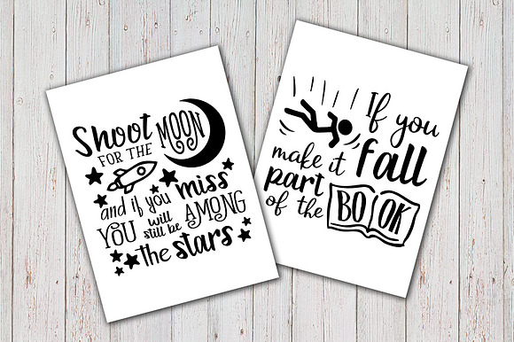 8 Hand Lettered motivation quotes in Illustrations - product preview 2