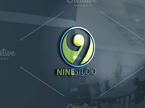 Nine Logo in Logo Templates - product preview 2