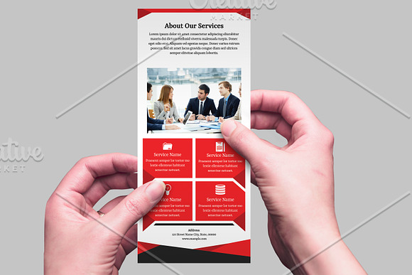 Business Rack Card V06 in Flyer Templates - product preview 2