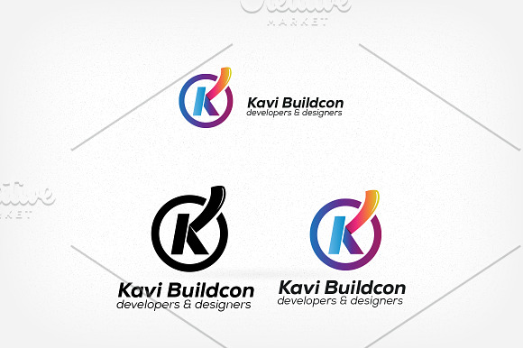 Letter K Template Logo in Logo Templates - product preview 2