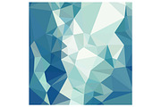 Turquoise Green Abstract Low Polygon
