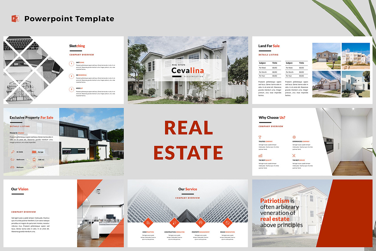 Real Estate Powerpoint Template in PowerPoint Templates - product preview 8