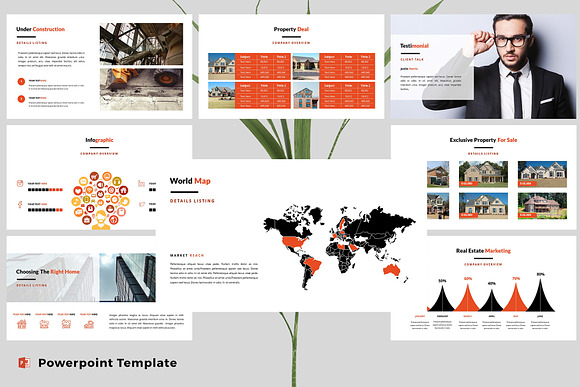 Real Estate Powerpoint Template in PowerPoint Templates - product preview 3