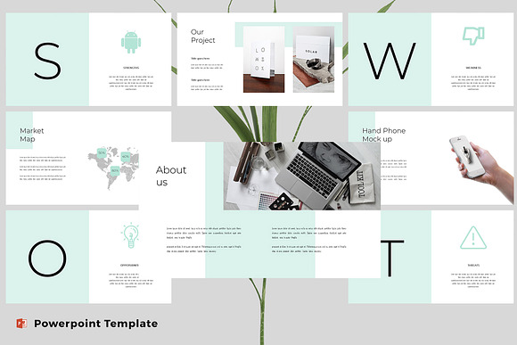 Stones - Modern & Clean Powerpoint in PowerPoint Templates - product preview 7