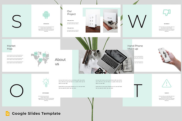 Stones -Modern & Clean Google Slides in Google Slides Templates - product preview 3
