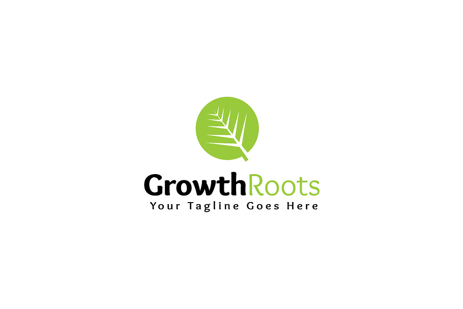 Growth Roots Logo Template