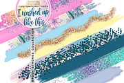 Mermaid brushes clipart collection