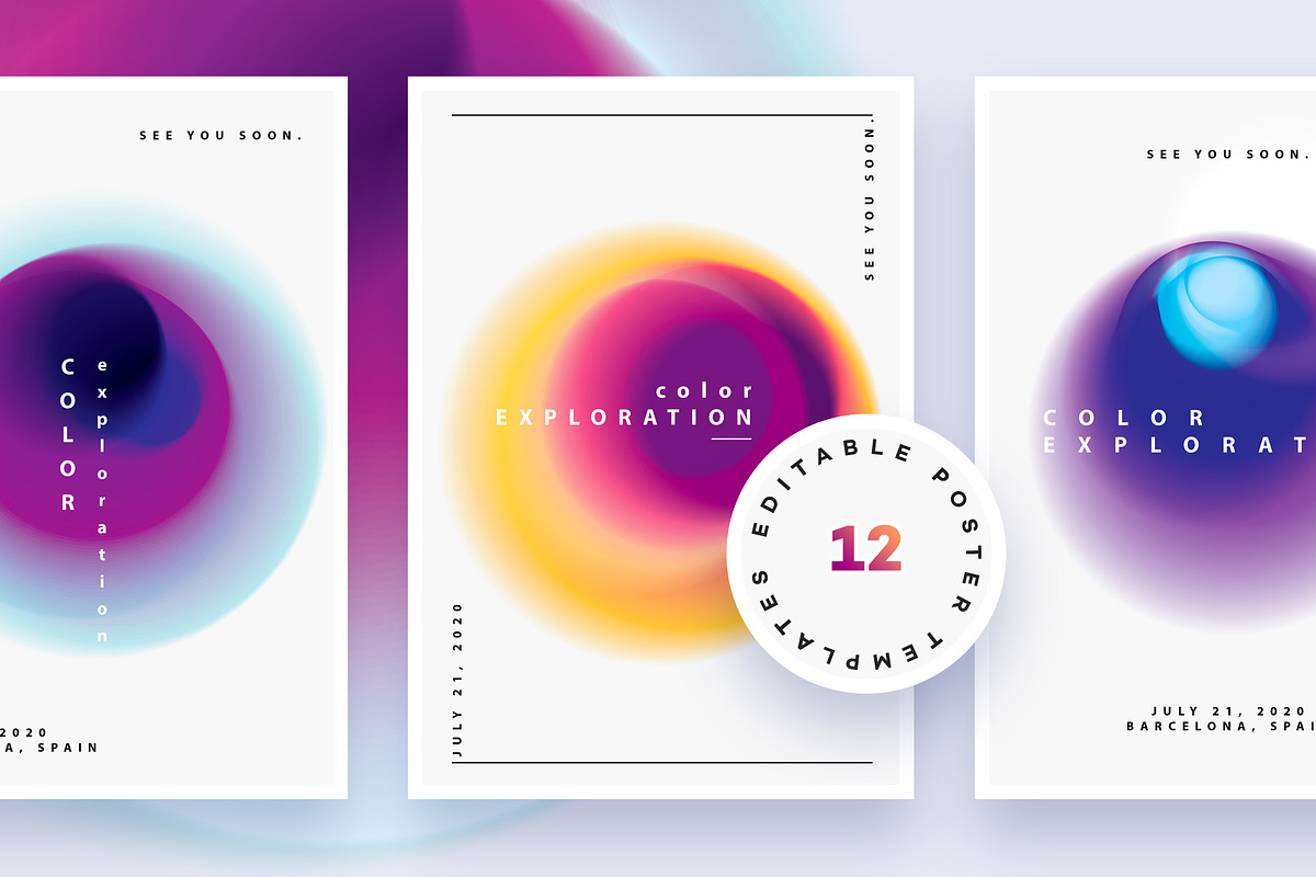 Color Exploration Poster Templates in Flyer Templates - product preview 8