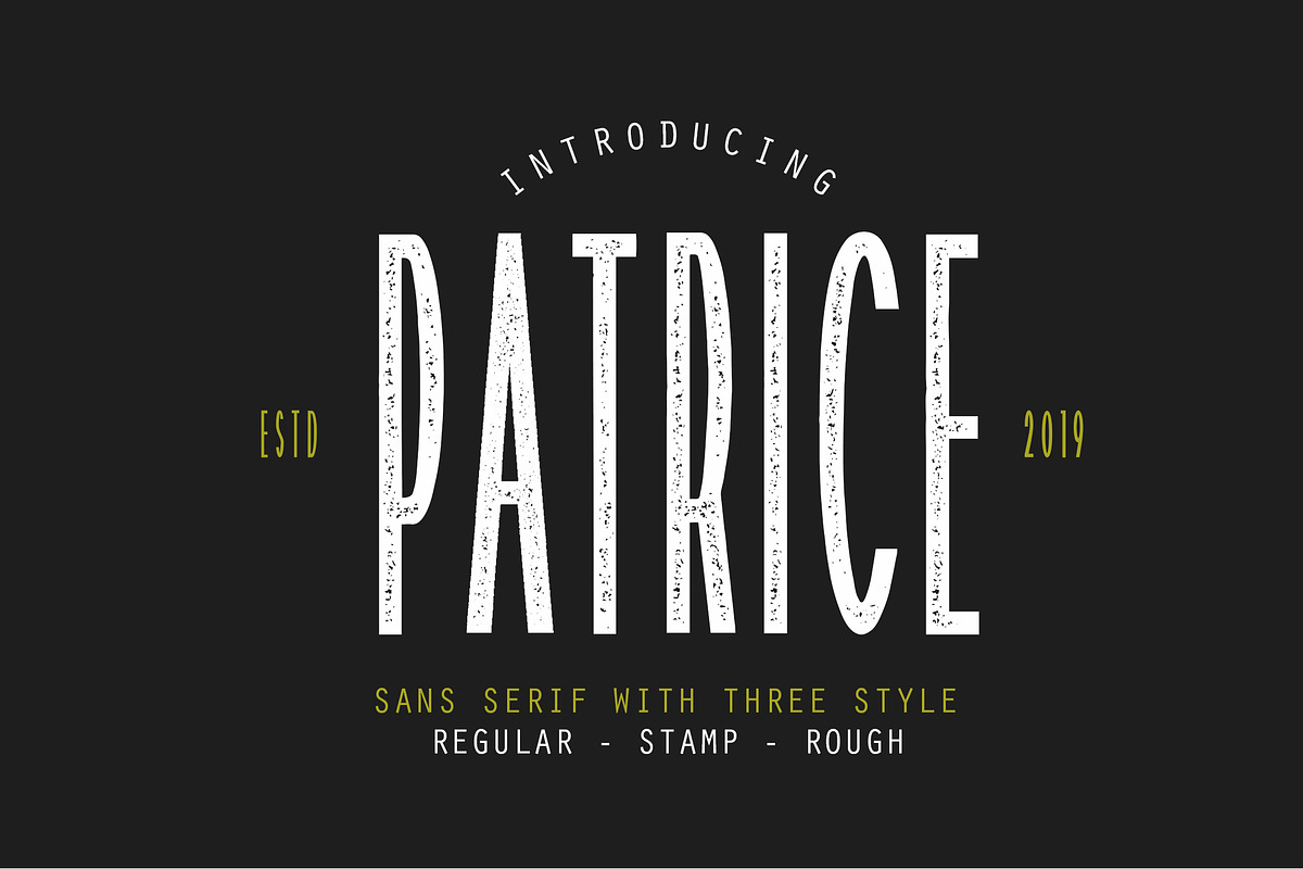 Patrice | Sans Serif Font in Sans-Serif Fonts - product preview 8