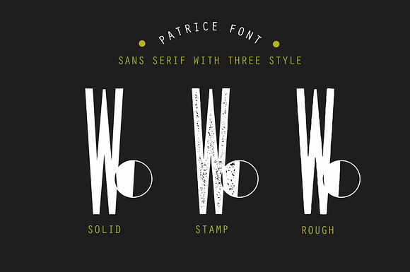 Patrice | Sans Serif Font in Sans-Serif Fonts - product preview 3