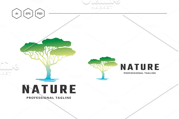 Nature Logo in Logo Templates - product preview 3
