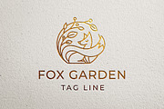 Fox Garden Logo Template